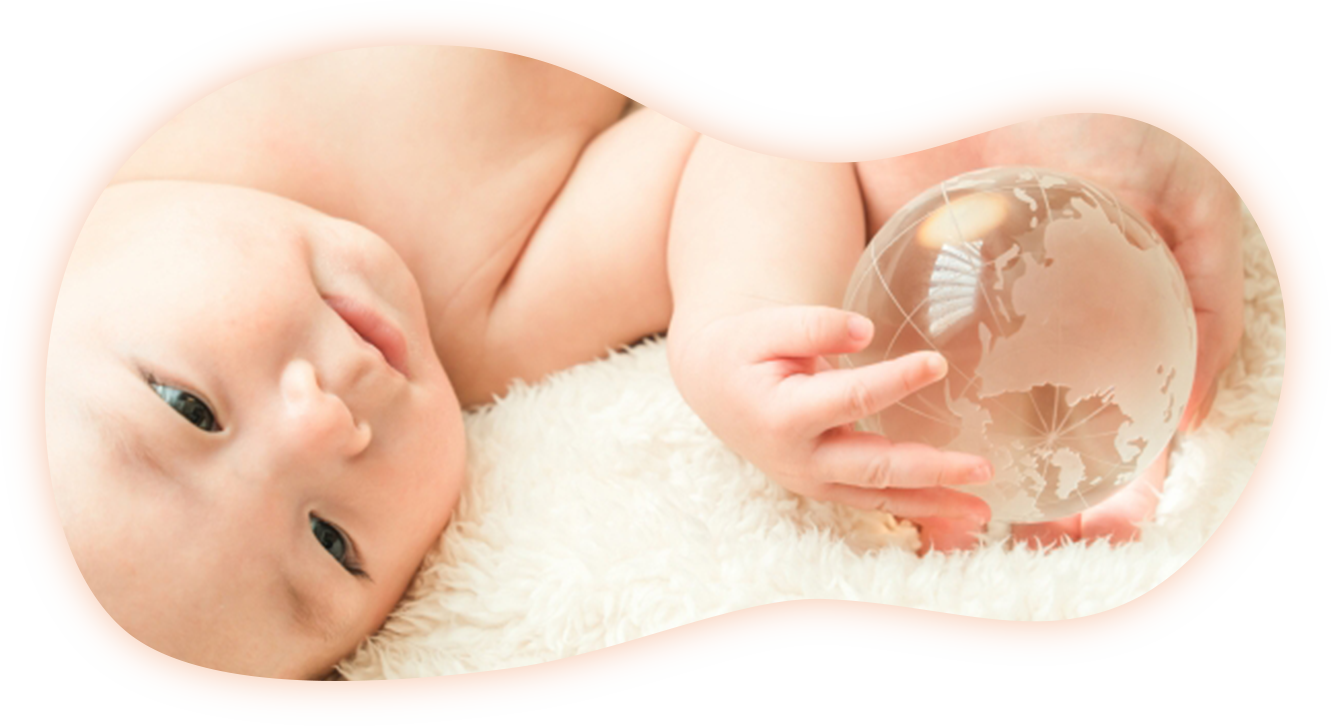 赤ちゃんの写真